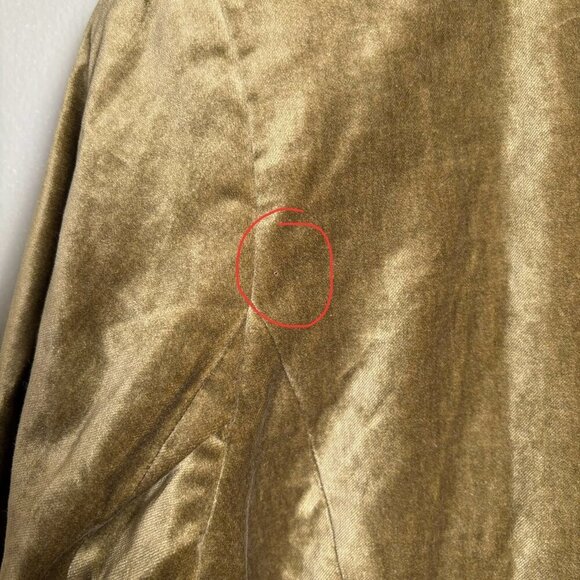 apostrophe luxury is a state of mind Green Velvet Blazer Lace 12P Corporate Goth - Picture 16 of 16